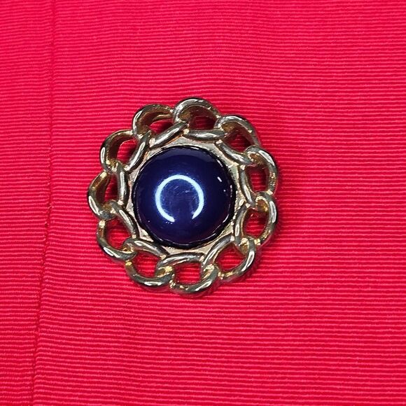 David Benjamin Vintage 80's Bold Red Double Breasted Tailored Fit Blazer Blouse - Picture 4 of 16